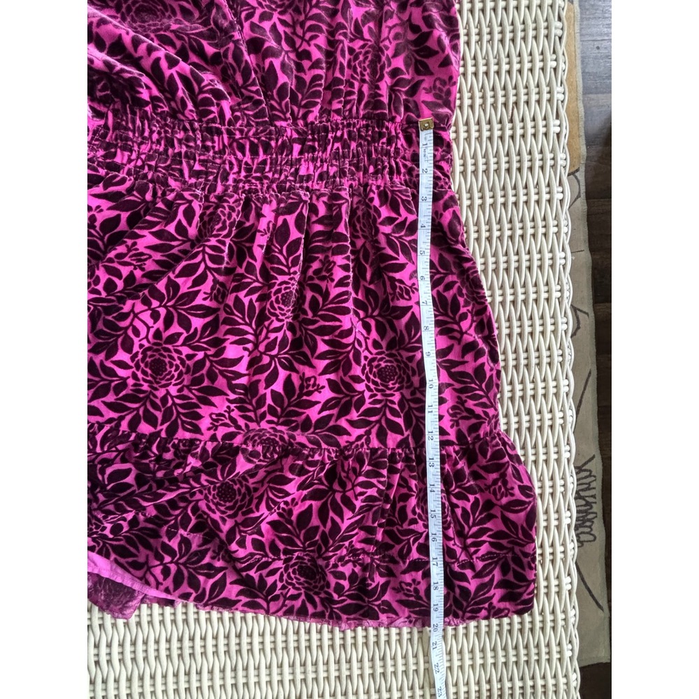 Anthropologie The Somerset Collection Velvet Edition Mini Dress Medium Classic - Picture 10 of 10